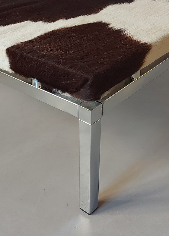 Image 1 of Vintage Cowhide Coffee Table