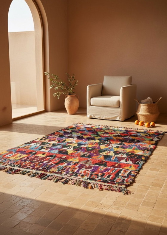 Image 1 of Vintage Azilal rug 'Abril' | One of a Kind | 220 × 130 cm