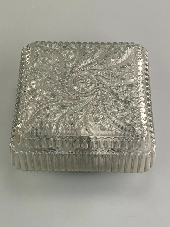 Image 1 of 60s 70s Plafoniere Inbouwlamp Glas Space Age Design 70s