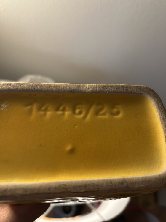 Image 1 of Space-saving sideboard lamp upcycled from a vintage vase