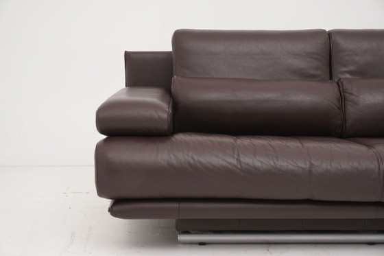 Image 1 of Ensemble canapé 2 places Rolf Benz 6500 en cuir marron