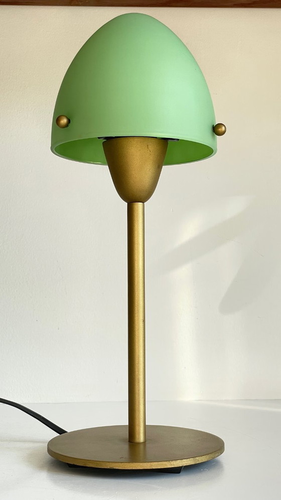 Image 1 of LAMPE SCE Verre Opalin VINTAGE