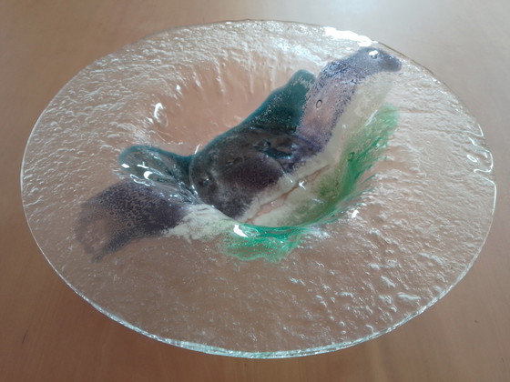 Image 1 of Glass object / unica / dish by Marjan Timman