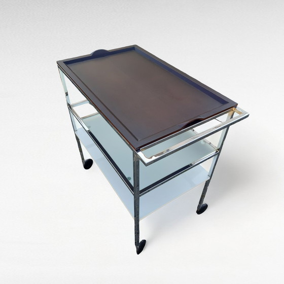 Image 1 of Carrello di servizio di design italiano, anni '80, H78B76D44