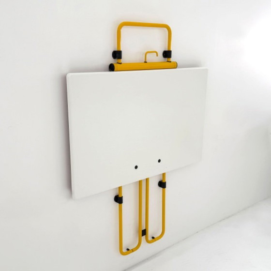 Image 1 of Clino Tubular Folding Wall Table by Mario Mazzer for Magis, 1980s