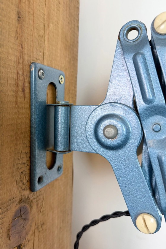 Image 1 of Industrielle Scherenlampe aus Ostdeutschland von Reif Dresden, 1950er Jahre