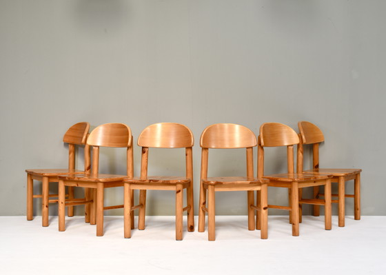 Image 1 of 6x Esstischstühle von Rainer Daumiller, 1970er Jahre
