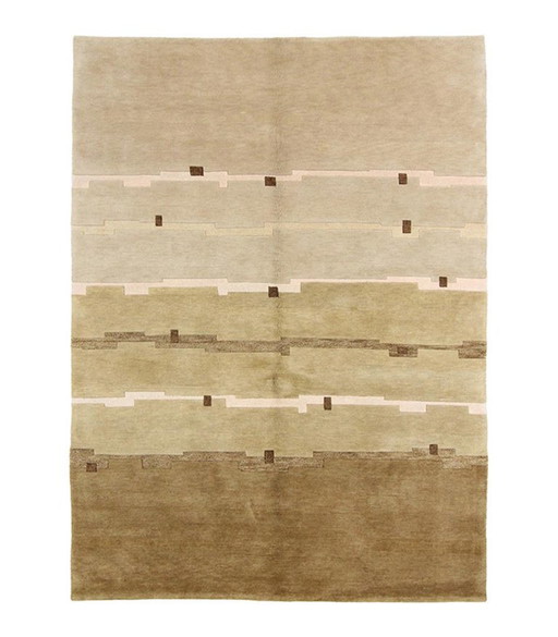 Tapis en laine moderne de designer noué à la main Neuf & Inutilisé 235 x 171 cm