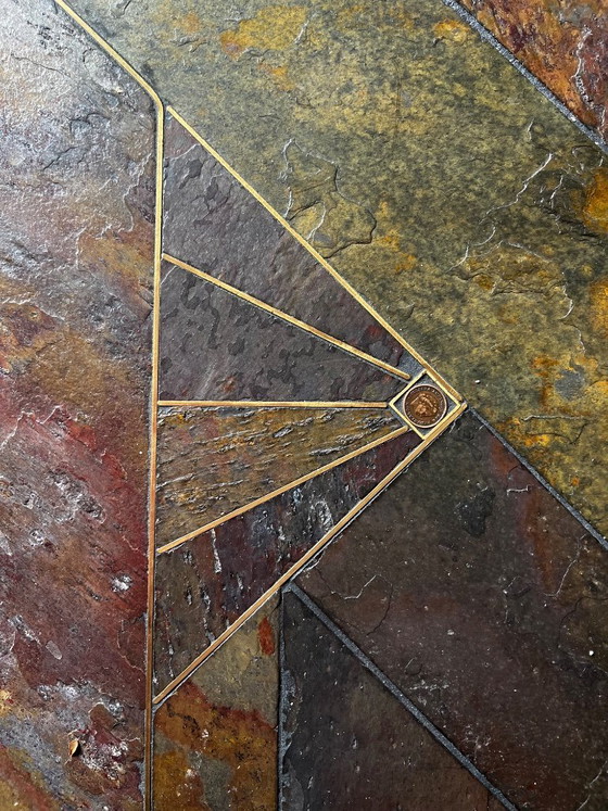 Image 1 of Brutalistischer Couchtisch - Signiert J. Verweji 1991
