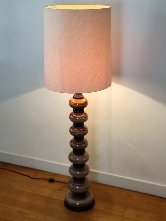 Image 1 of Grand lampadaire vintage en céramique de Kaiser Leuchten