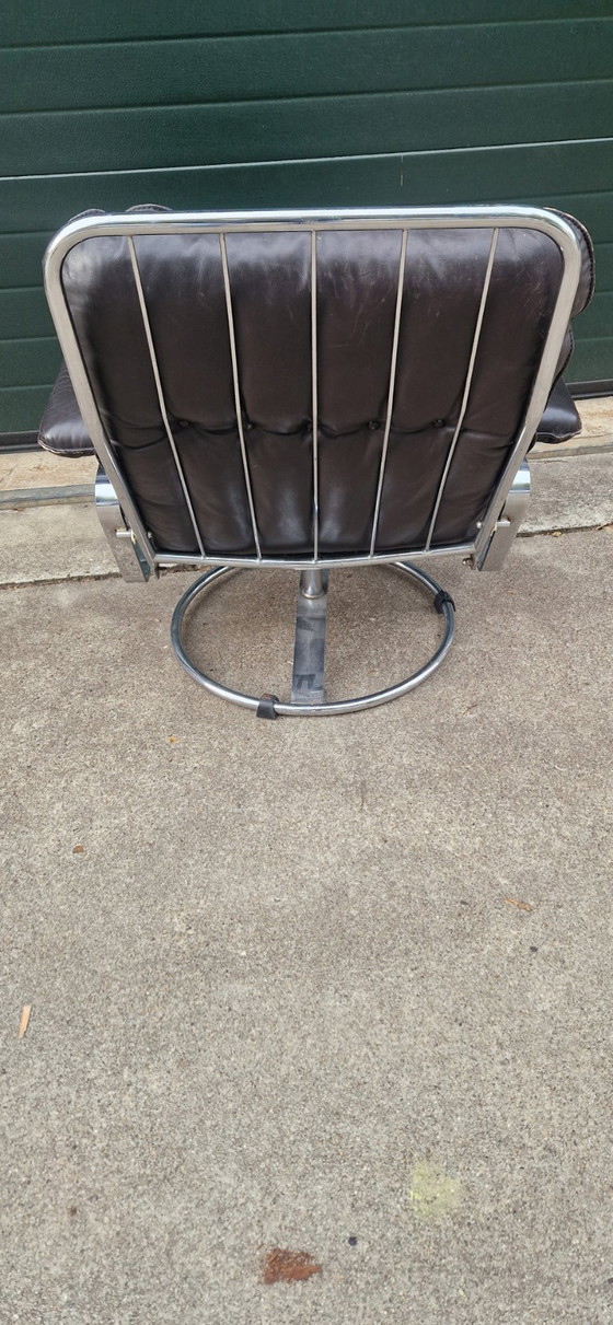 Image 1 of Leolux swivel fauteuil vintage