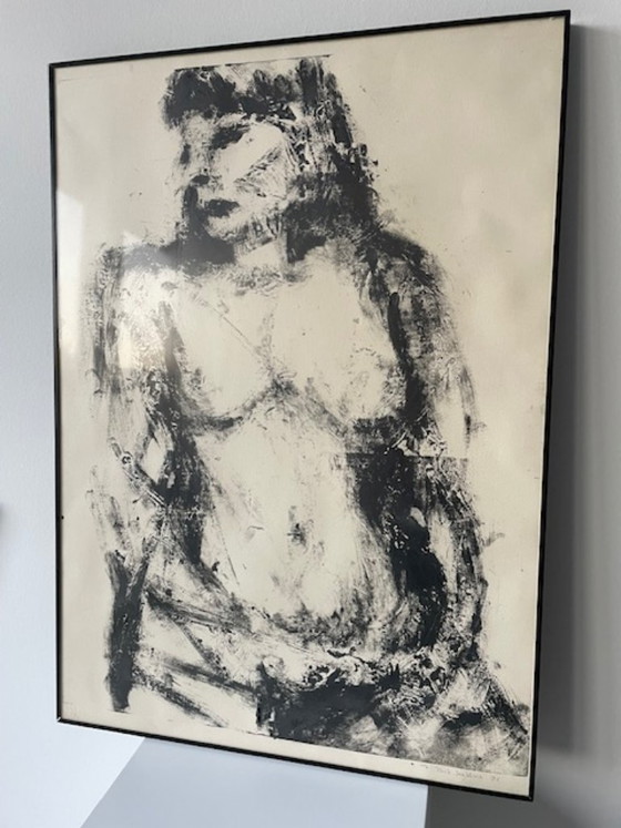 Image 1 of Nick Seijkens – Lithograph nude portrait (1982)
