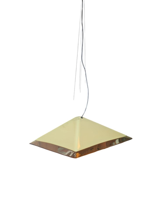 Image 1 of Vintage design Guzzini acryl hanglamp. (gemerkt)