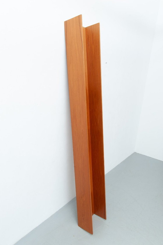 Image 1 of Mensola da parete in teak da 200 cm di Walter Wirz per Wilhelm Renz, anni '60