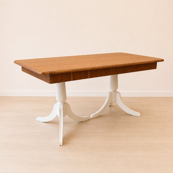Image 1 of Vintage Teak Dining Table, Spain, 1950s