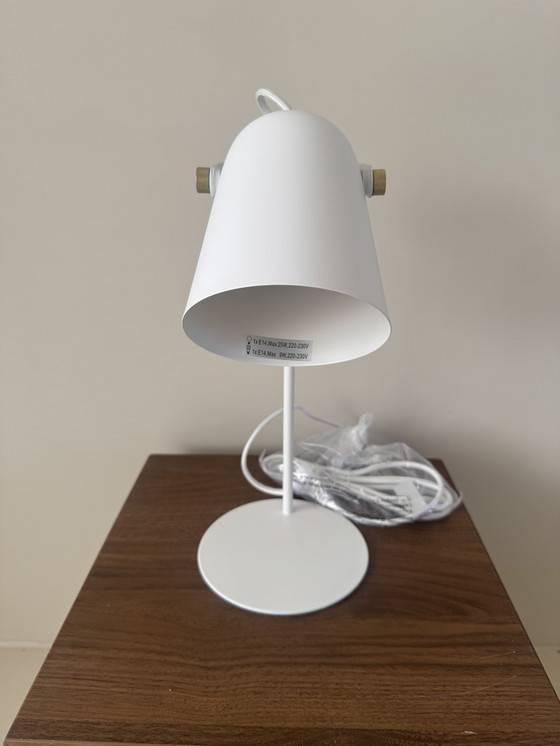 Image 1 of Leitmotiv Schreibtischlampe Steady - Matt Weiß - 12.5x36cm