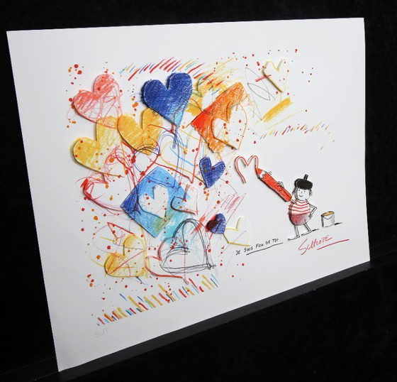 Image 1 of Schlote, Wilhelm - Je Suis Fou De Toi - 3D - signed by hand