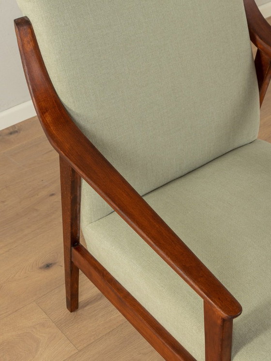 Image 1 of 1950s classic armchair in Mint Green, beech frame