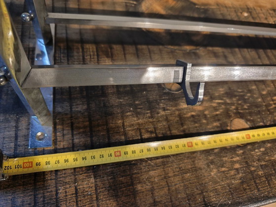 Image 1 of Perchero de tren Bauhaus 1940-50 extra ancho