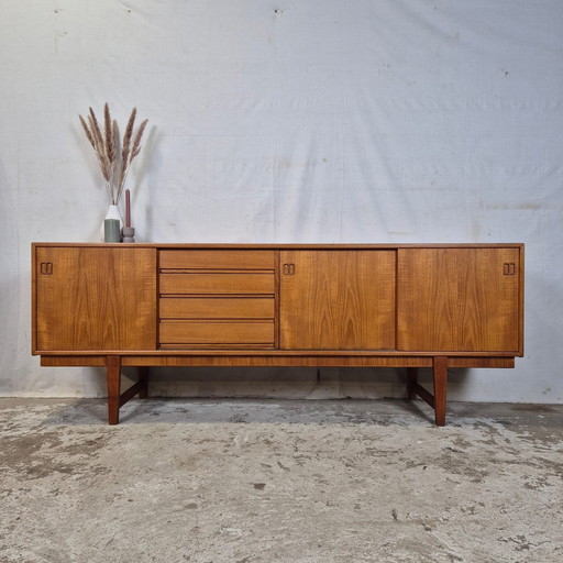 Vintage 1960s teak scandinavian sideboard tv furniture