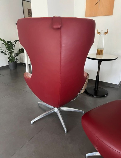 Leolux Caruzzo Fauteuil + Hocker