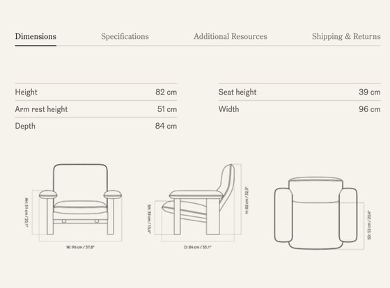 Image 1 of Audo Copenhagen Brasilia Lounge stoel