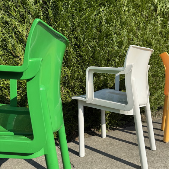 Image 1 of 3x Kartell 4870 stoelen