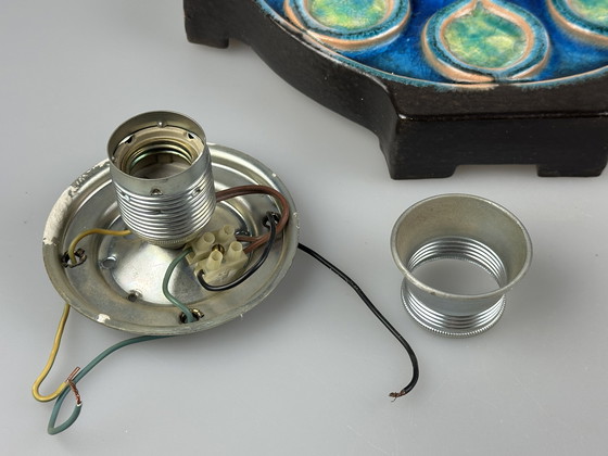 Image 1 of Lámpara de pared de cerámica de los años 60 y 70, diseño de la era espacial de mediados de siglo