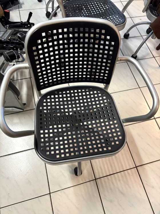 Image 1 of Depadova Silver Swifel Chair (MDK-106371) Vico Magistretti 6x