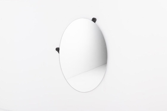 Image 1 of Miroir design italien de Nanda Vigo pour Morphos, Venise 1985
