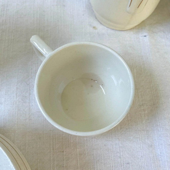 St Amand 10-persoons Koffieservies – Vintage Wit en Goud Porselein – Porcelain (photo 12 of 14)