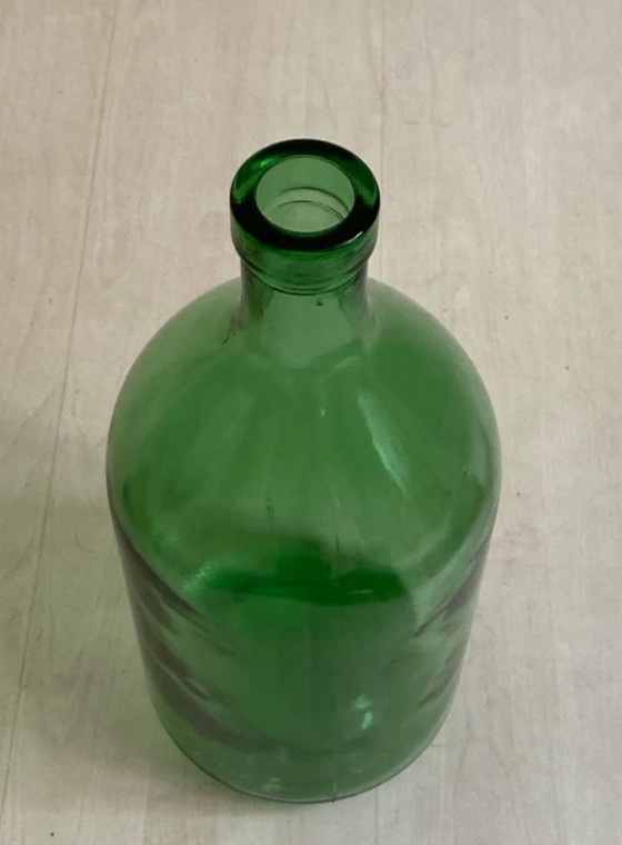 Image 1 of Vintage groene demijohn vaas van 5 liter