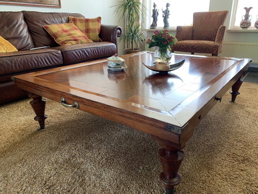 Cherry Wooden Salon Table