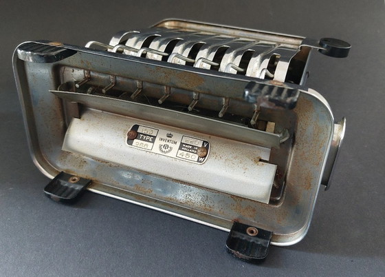 Image 1 of Two Inventum vintage chrome toasters