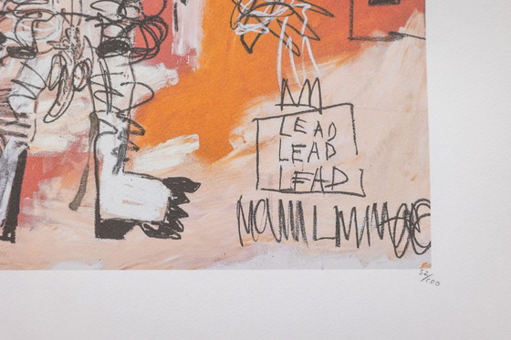 Image 1 of Jean-Michel Basquiat. Serigrafia numerata a colori. 1990 circa.