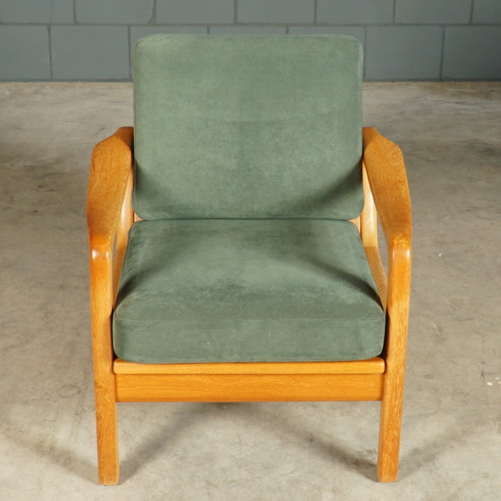 Image 1 of Set van 2 Vintage Deense Fauteuil – Teakhout – Jaren 60