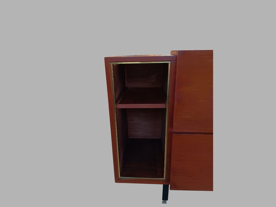 Image 1 of Fristho Teakhouten Audio Dressoir | Omgebouwde Mid-Century kast | Jaren 60