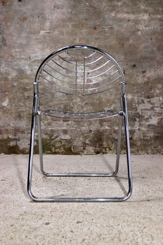 Image 1 of 2x Chrome Folding Chair