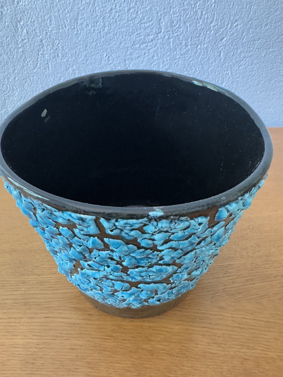 Image 1 of Cache pot céramique Luc Vallauris années 50