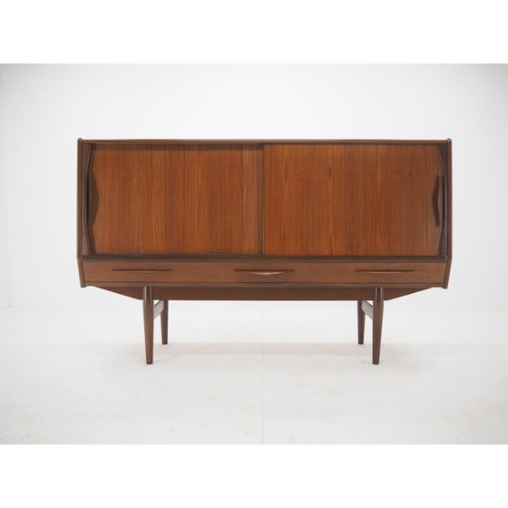 Image 1 of Vintage Teak Highboard, Danish 1960s