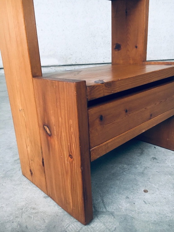 Image 1 of Midcentury Scandinavian Design Pine Bedside Table Set, 1960's Sweden