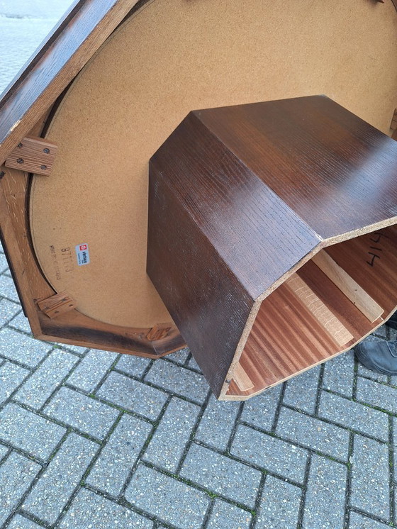 Image 1 of Brutalist design coffee table by Vierhaus with copper work by Wilfried Redeker
