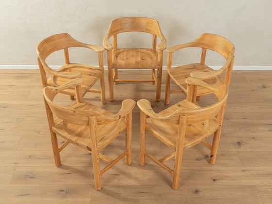 Image 1 of 5x Rainer Daumiller Chairs, Solid Pine