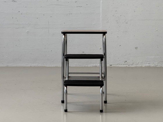 Image 1 of Sgabello pieghevole con rivestimento in Resopal, Svizzera, anni '70