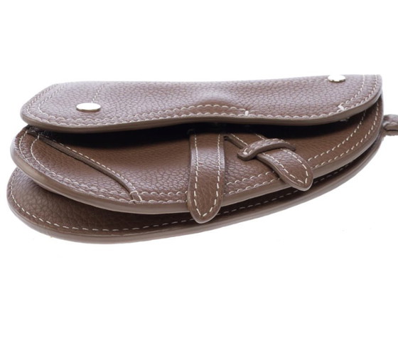 Image 1 of Sac DIOR en Cuir Étoupe - 103257