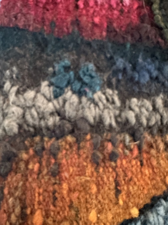 Image 1 of Kilim polonais « Puszcza » H. Sułkowska pour ZWW, années 1970 (2,15 x 0,95)