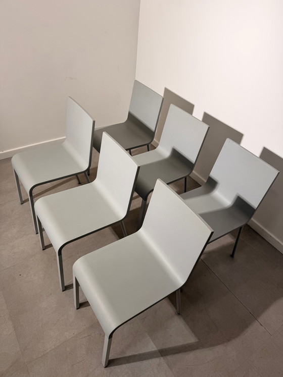 Image 1 of Set van 6 Vitra .03 eetkamerstoelen van Maarten Van Severen