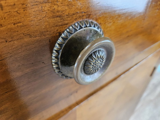 Image 1 of Art Decò sideboard in walnut burl from the 1940s