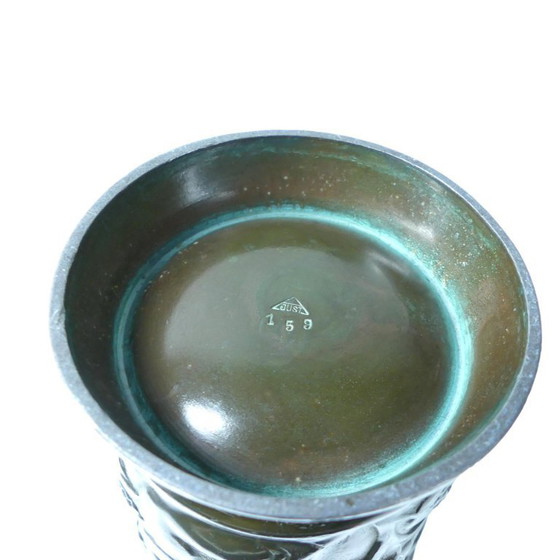Image 1 of Art Deco vase 159 made of disco metal by Just Andersen, Denmark, 1930s