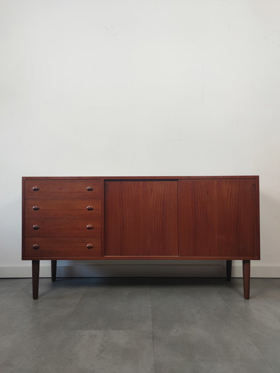 Image 1 of Vintage Danish Sideboard In Teak By Hornslet Møbelfabrik